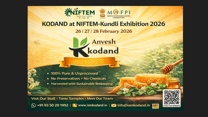KODAND is Coming to NIFTEM-Kundli Exhibition – Join Us! - KODAND® | Pure. Natural. Ethical. All Rights Reserved.