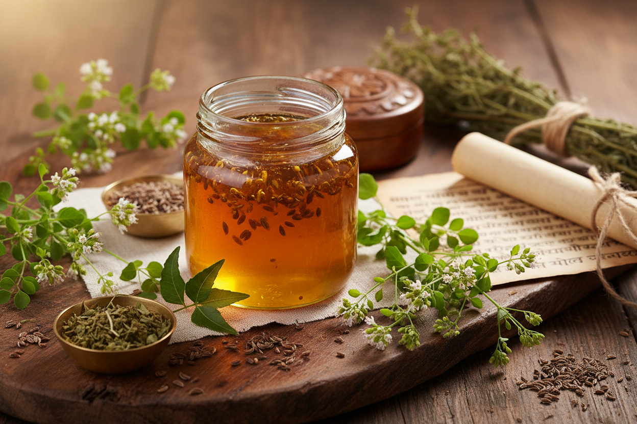 Ajwain Honey in Ayurveda: Benefits, Uses & Natural Healing Guide