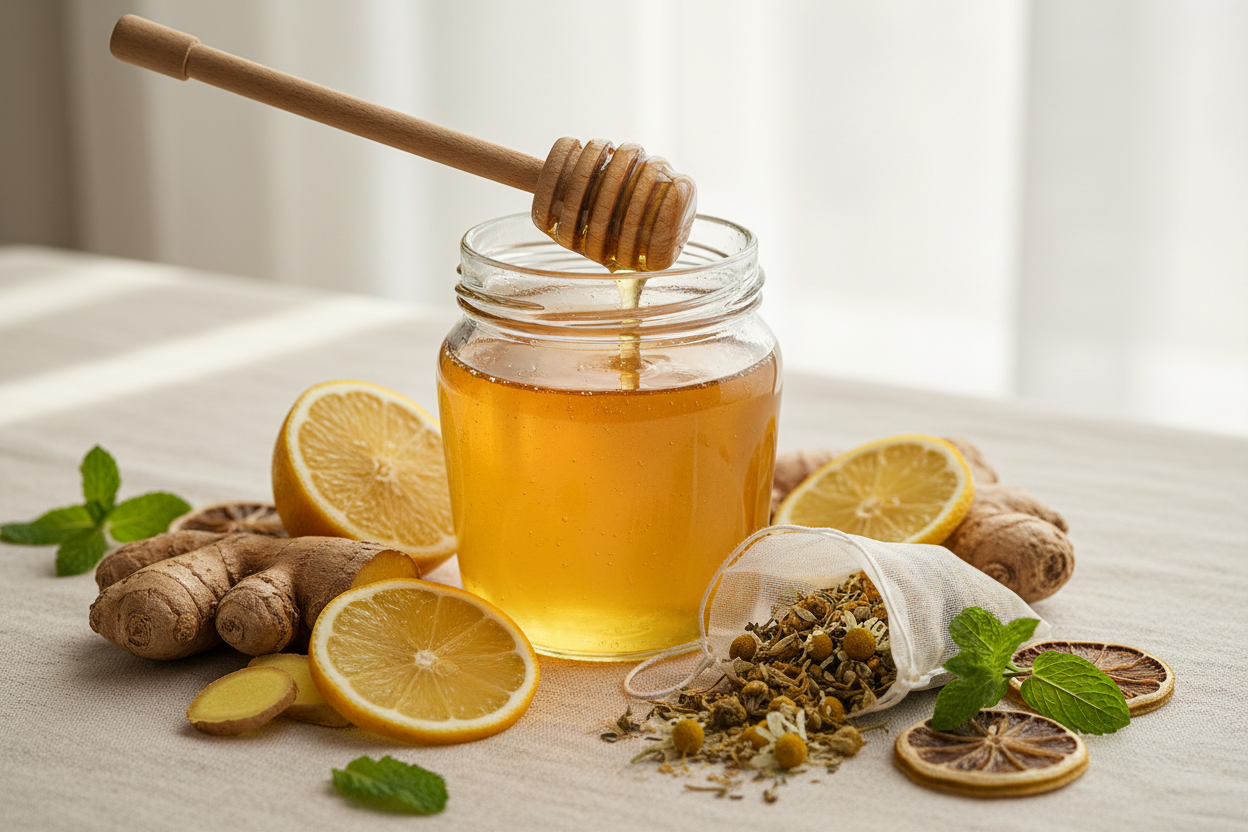 Honey for Cough and Cold – Natural Remedy Guide (2026) - KODAND® | Pure. Natural. Ethical. All Rights Reserved.