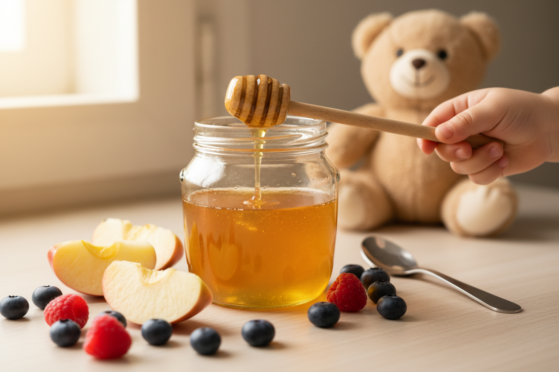 Honey for Kids – Benefits, Safety & When to Give (2026 Guide) - KODAND® | Pure. Natural. Ethical. All Rights Reserved.
