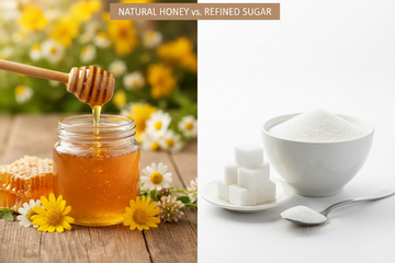 Honey vs Sugar: Which is Healthier? (2026 Guide) - KODAND® | Pure. Natural. Ethical. All Rights Reserved.