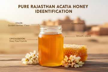 How to Identify Pure Rajasthan Acacia Honey – Real vs Fake Guide (2026) - KODAND® | Pure. Natural. Ethical. All Rights Reserved.