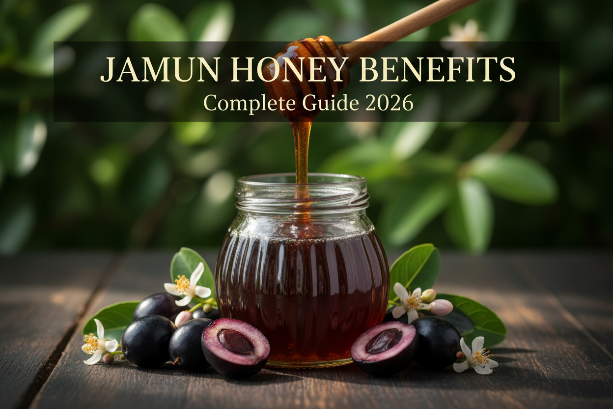 JAMUN HONEY BENEFITS (COMPLETE GUIDE 2026) - KODAND® | Pure. Natural. Ethical. All Rights Reserved.