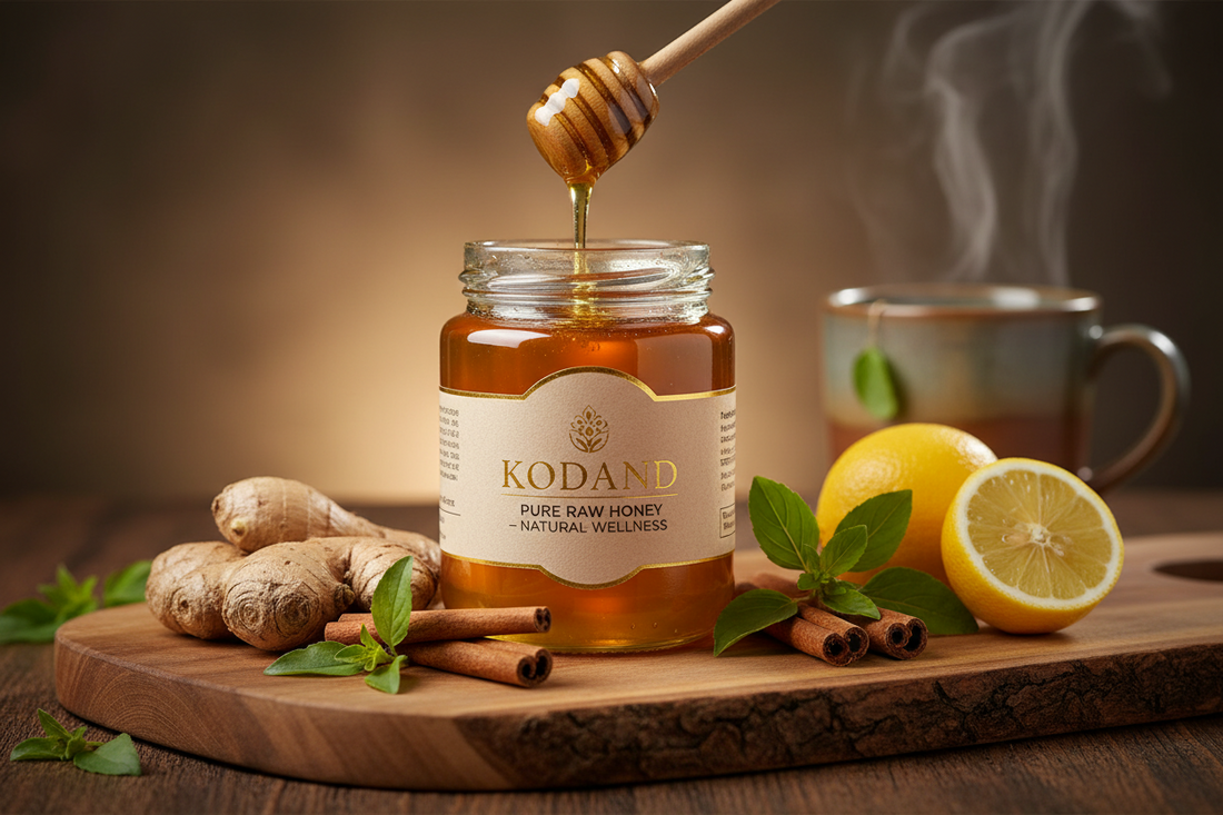 RAW HONEY FOR IMMUNITY & COLD/COUGH REMEDY (2026 GUIDE) - KODAND® | Pure. Natural. Ethical. All Rights Reserved.
