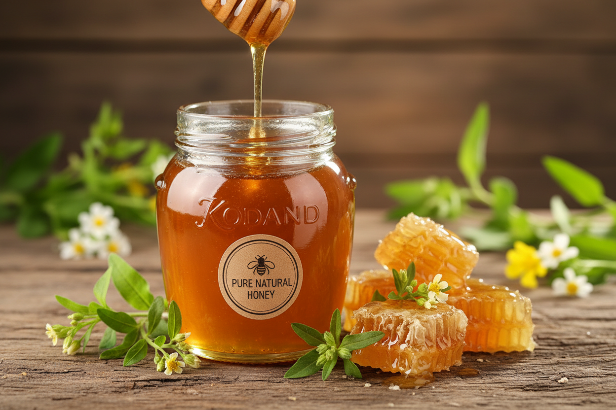 Buy Multiflora Honey Online in India (100% Pure & Natural) - KODAND® | Pure. Natural. Ethical. All Rights Reserved.