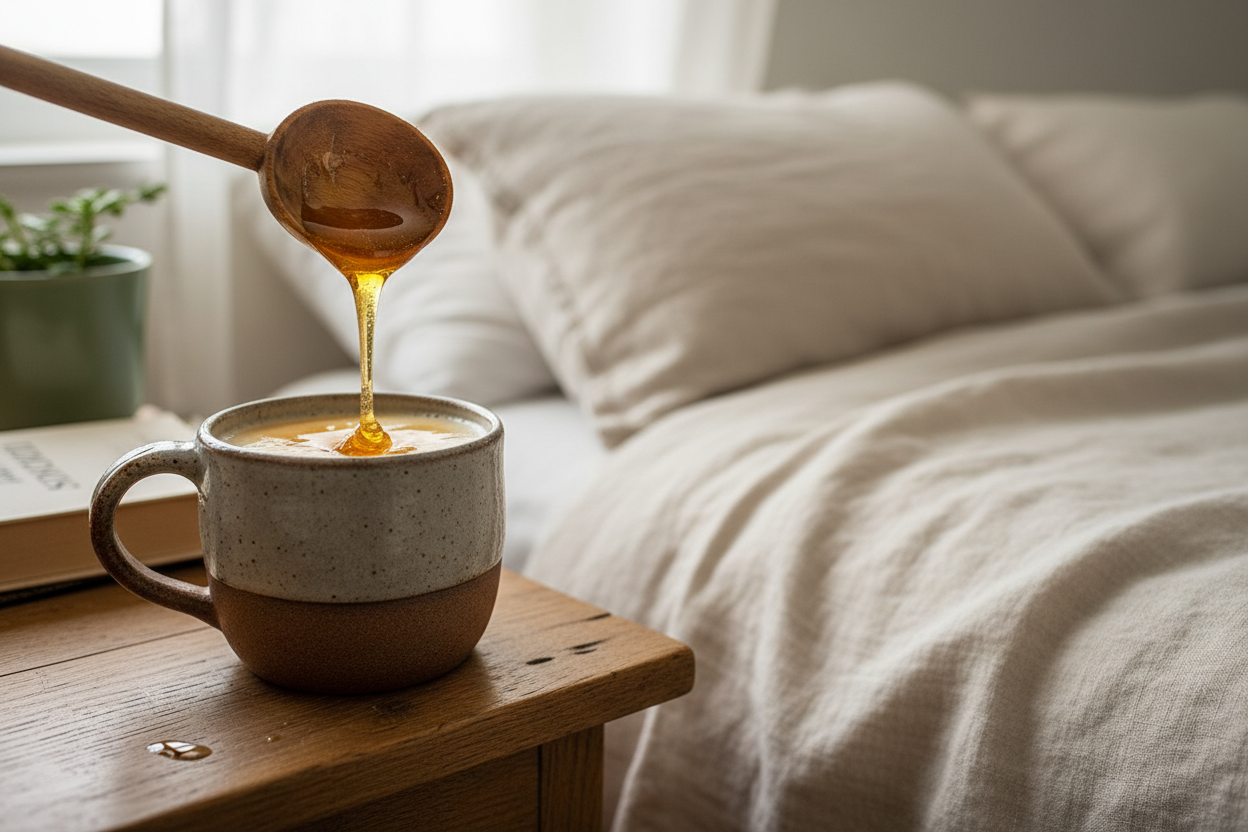 Honey Before Bed – Benefits, Myths & Best Way to Use (2026 Guide) - KODAND® | Pure. Natural. Ethical. All Rights Reserved.