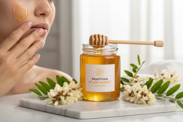 Rajasthan Acacia Honey for Skin Glow & Acne – Natural Beauty Guide (2026) - KODAND® | Pure. Natural. Ethical. All Rights Reserved.