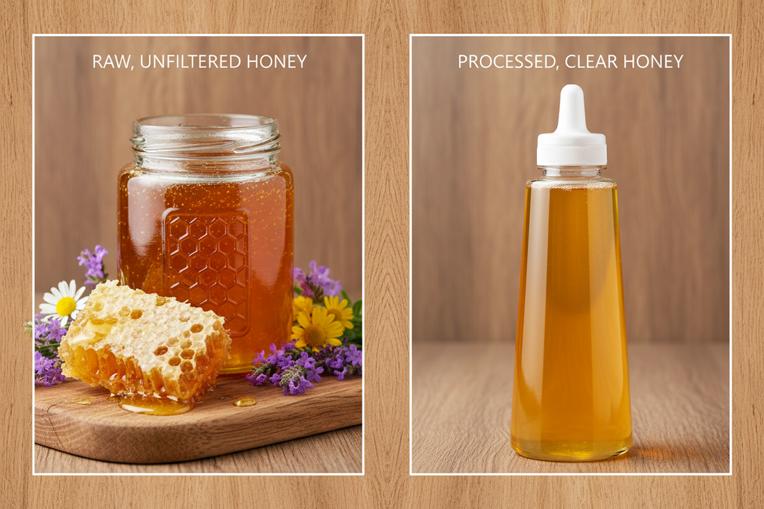 Raw Honey vs Processed Honey: Which One is Better for Your Health? (2026 Guide) - KODAND® | Pure. Natural. Ethical. All Rights Reserved.