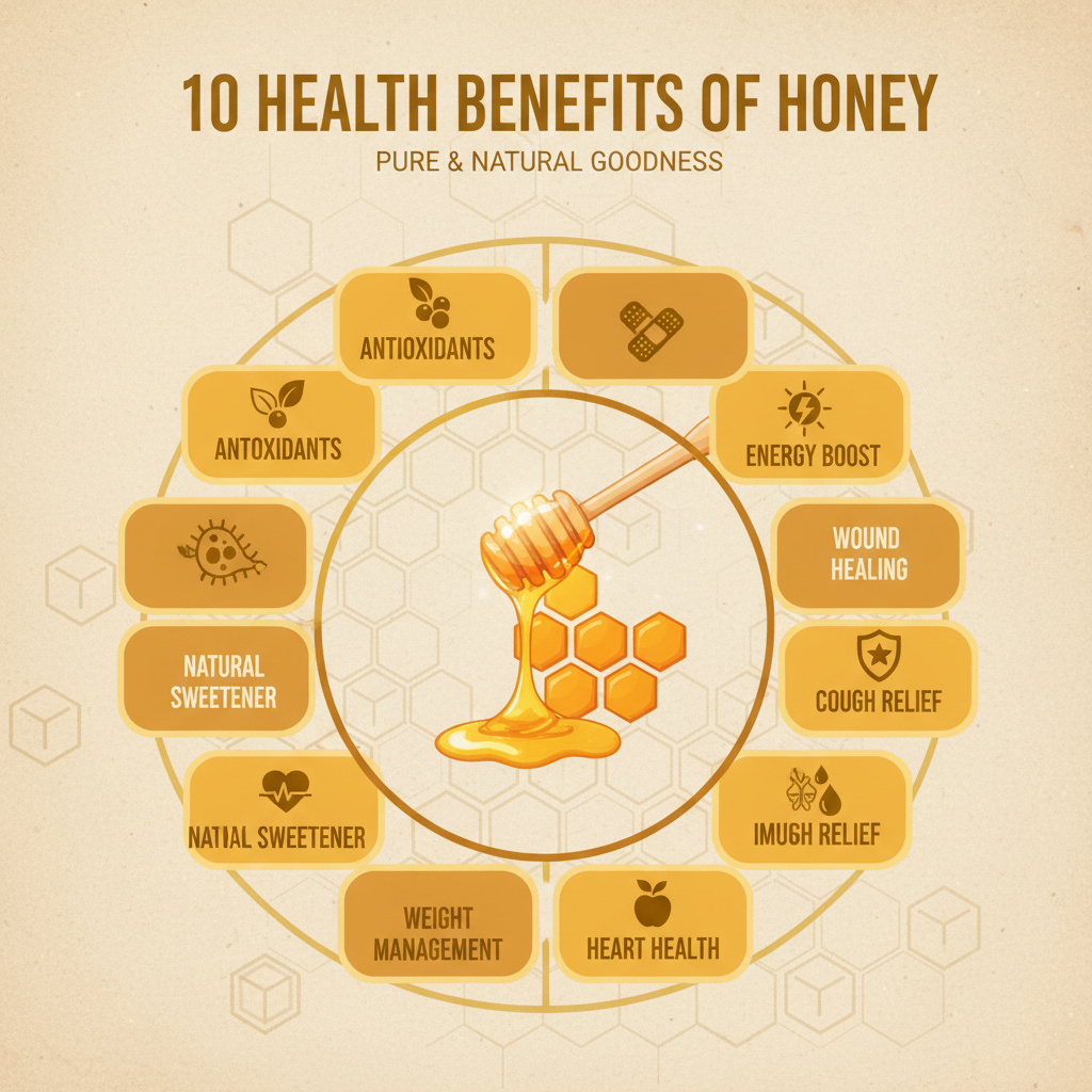 10 Health Benefits of Honey by Kodand
