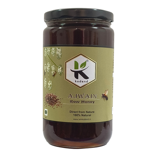 Ajwain Honey 1 Kg 100% pure raw natural carom honey digestive support jar