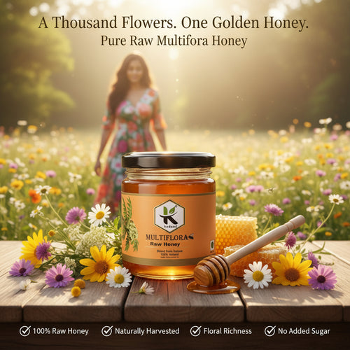 Multiflora Honey 250g | Pure Raw Wildflower Honey - KODAND® | Pure. Natural. Ethical. All Rights Reserved.
