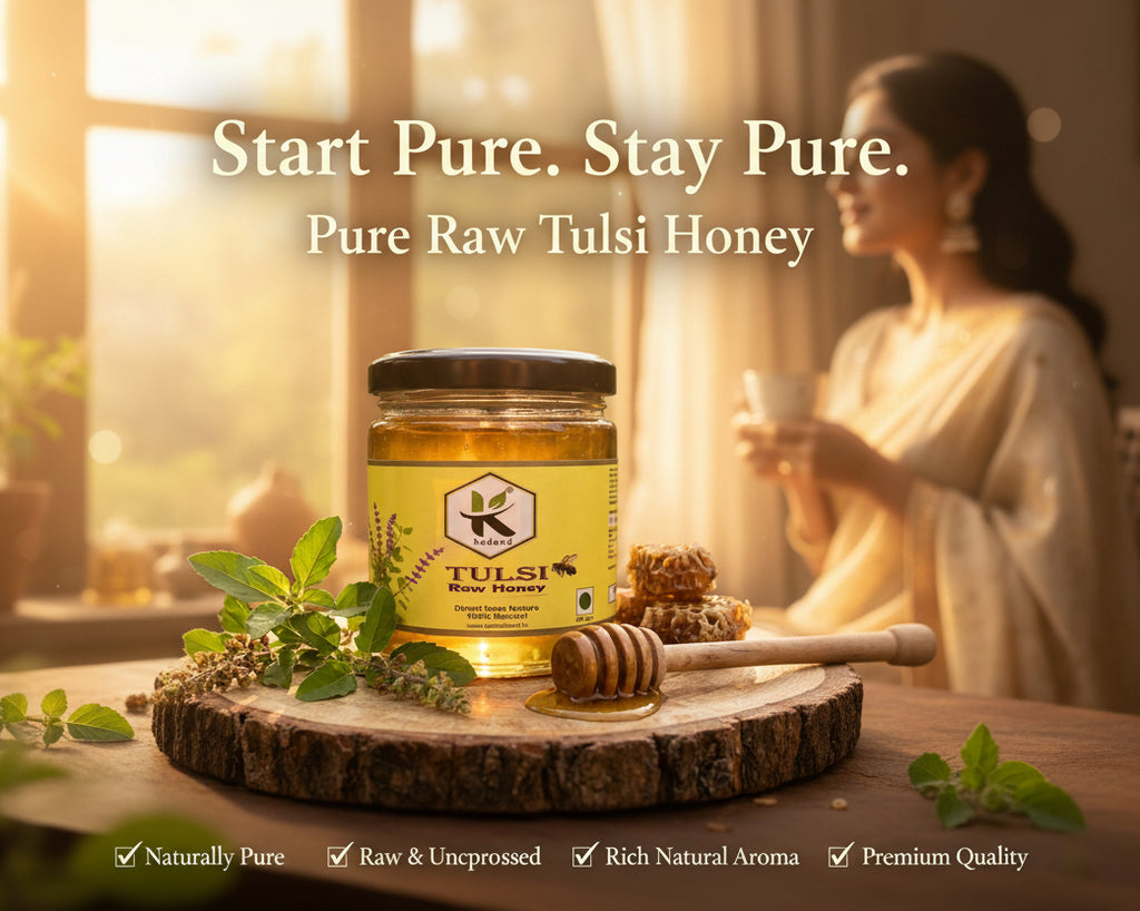 Ayurvedic Tulsi Honey Bottle