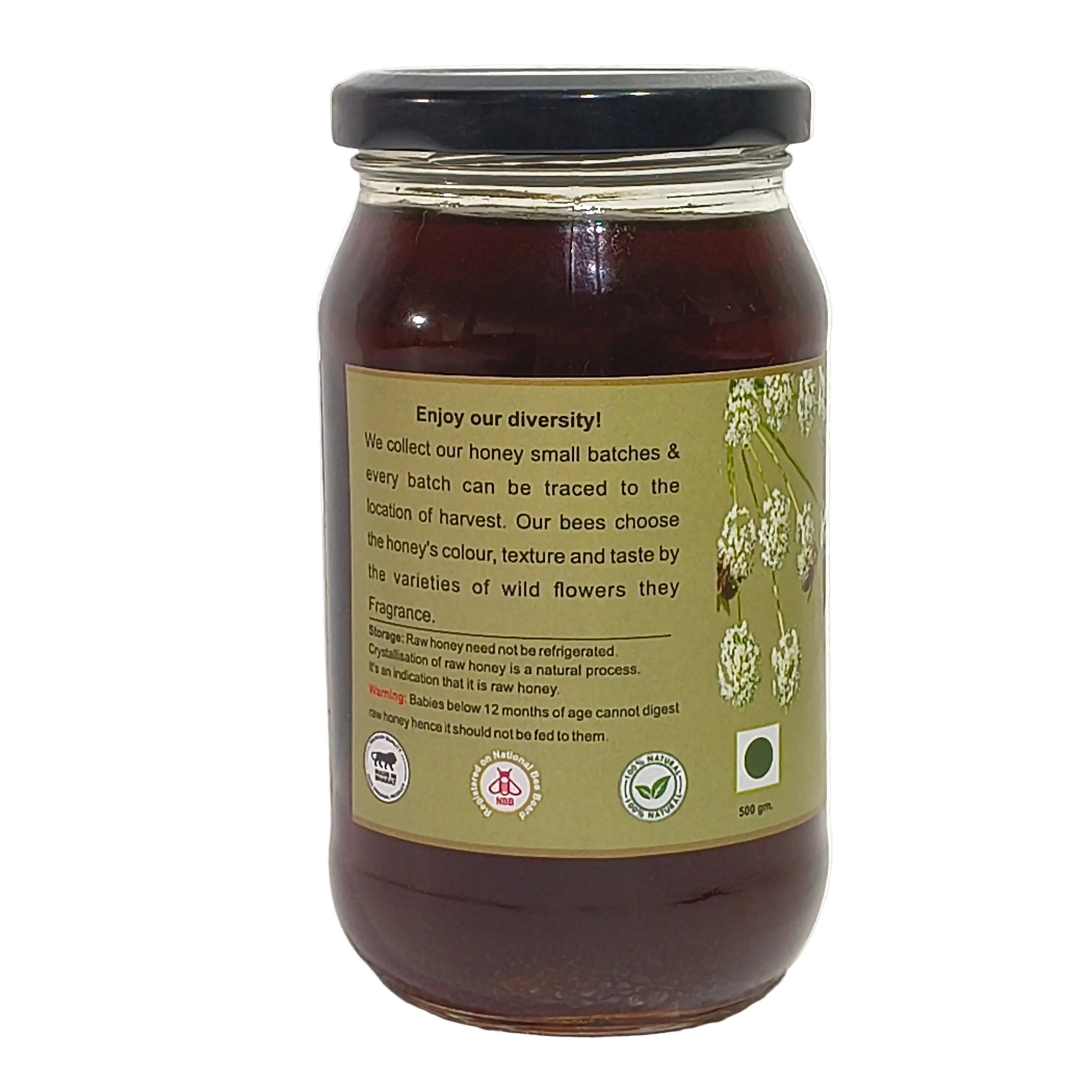 Buy Ajwain Honey 500g online pure unprocessed herbal honey India premium quality