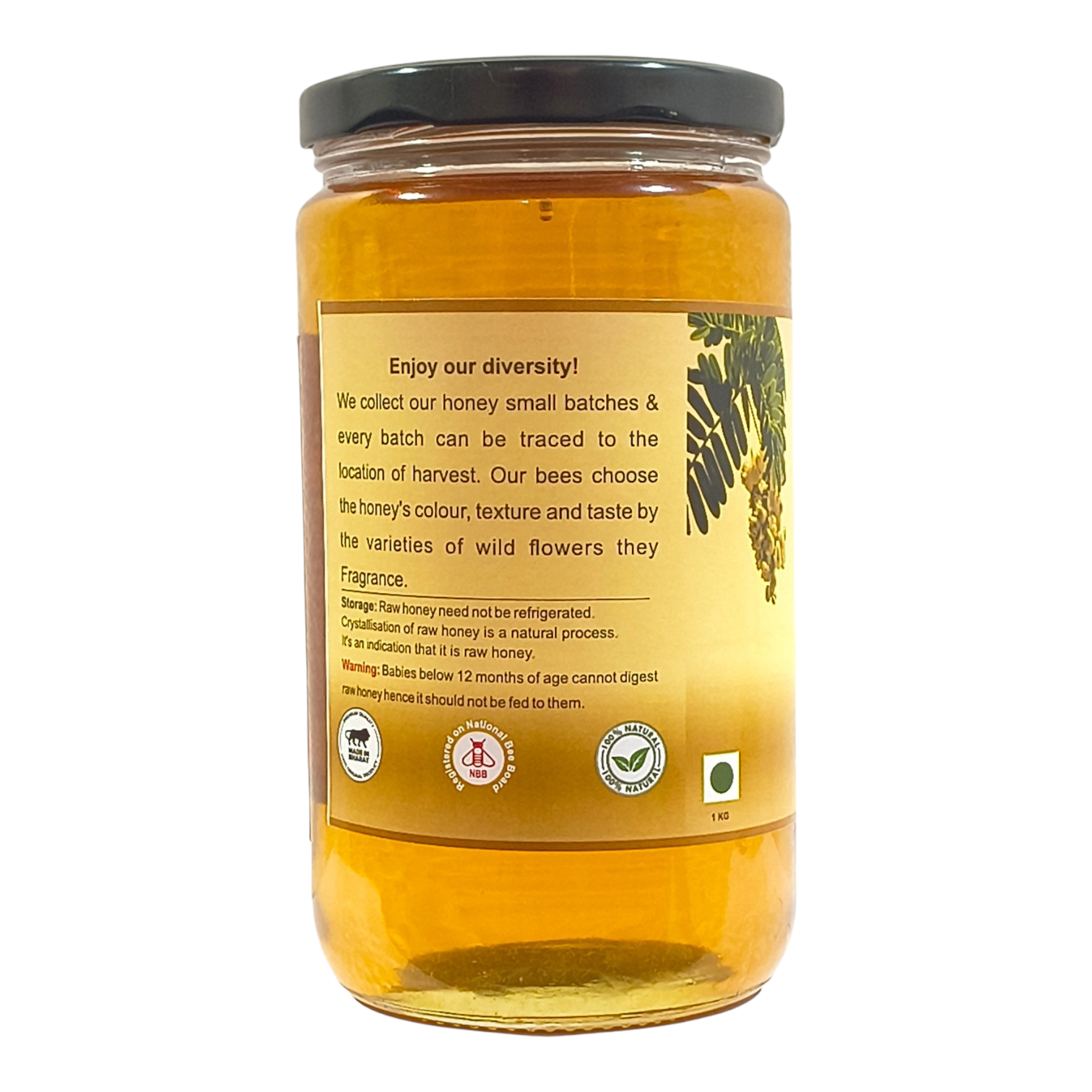 Buy Rajasthan Acacia Honey 1 Kg online mild taste pure unprocessed honey India