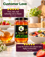 HONEY - KODAND Wild Forest Honey 1 kg | Raw Multifloral Forest Honey