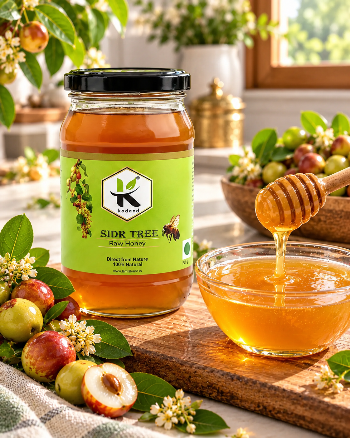 Pure & Premium Raw Sidr Honey 1 kg | Elevate Health & Flavor Naturally