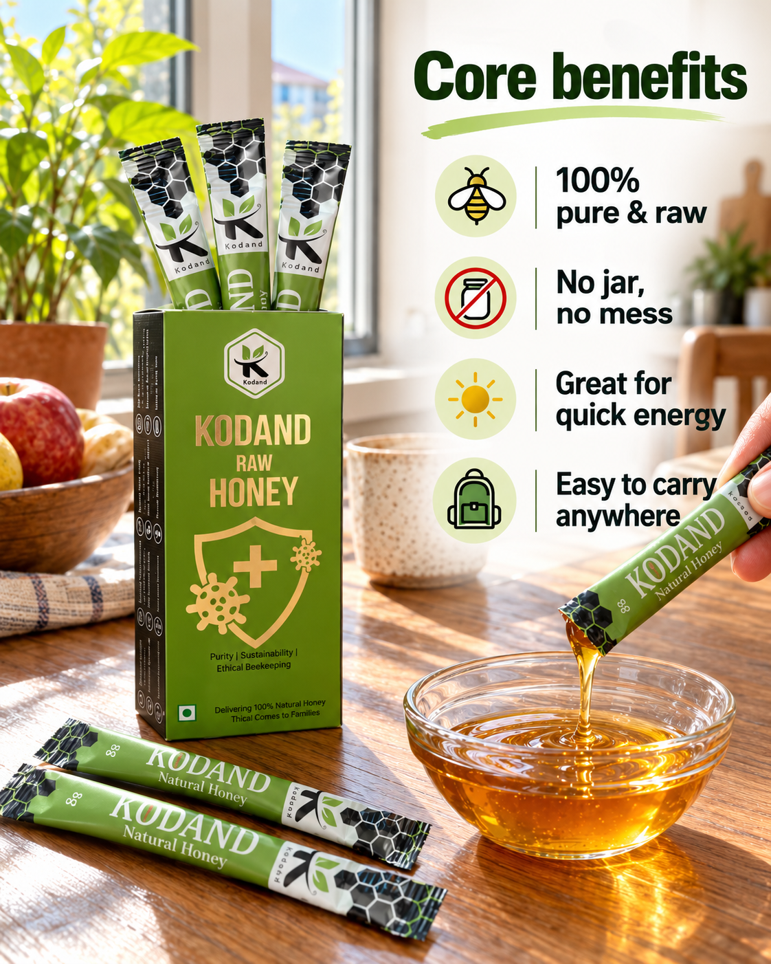 KODAND Honey Stick 120g