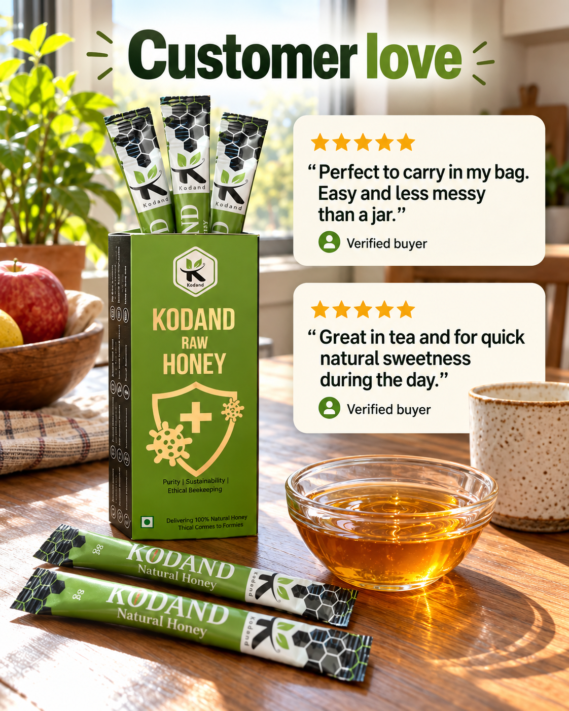 KODAND Honey Stick 120g