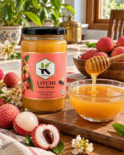 Deliciously Sweet Pure Raw Litchi Honey 1 kg – Nature's Nectar