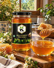 HONEY - KODAND Wild Forest Honey 1 kg | Raw Multifloral Forest Honey