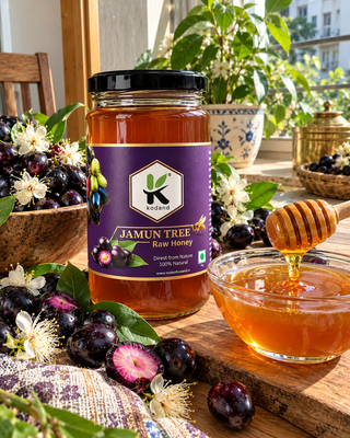 Pure Jamun Honey | Premium Raw Indian Blackberry Honey for Wellness