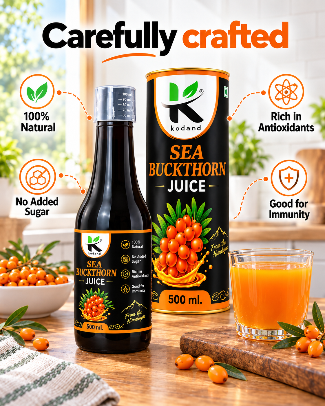 KODAND Sea Buckthorn Juice 500 ml