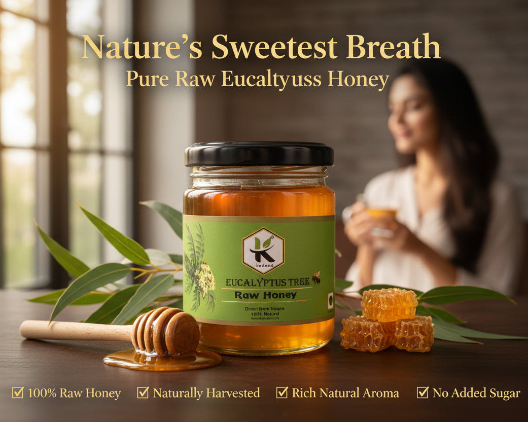 Herbal Eucalyptus Honey Bottle