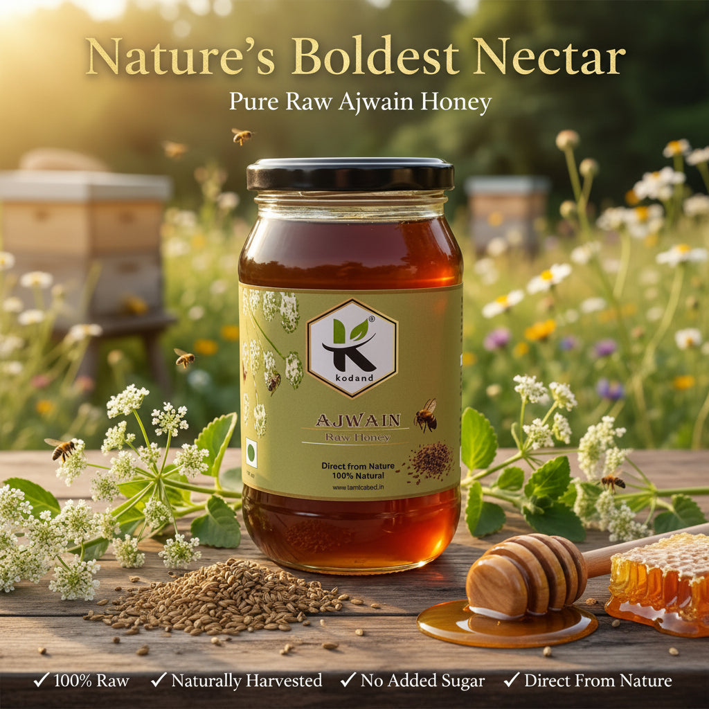 KODAND Premium Ajwain Honey