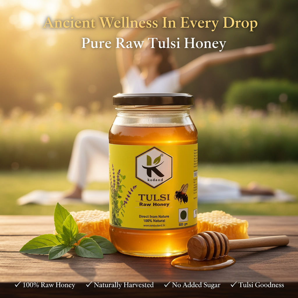 KODAND Premium Tulsi Honey