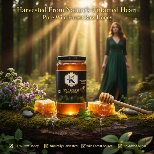 Wild Forest Honey 1 kg | Raw Multifloral Forest Honey - KODAND® | Pure. Natural. Ethical. All Rights Reserved.