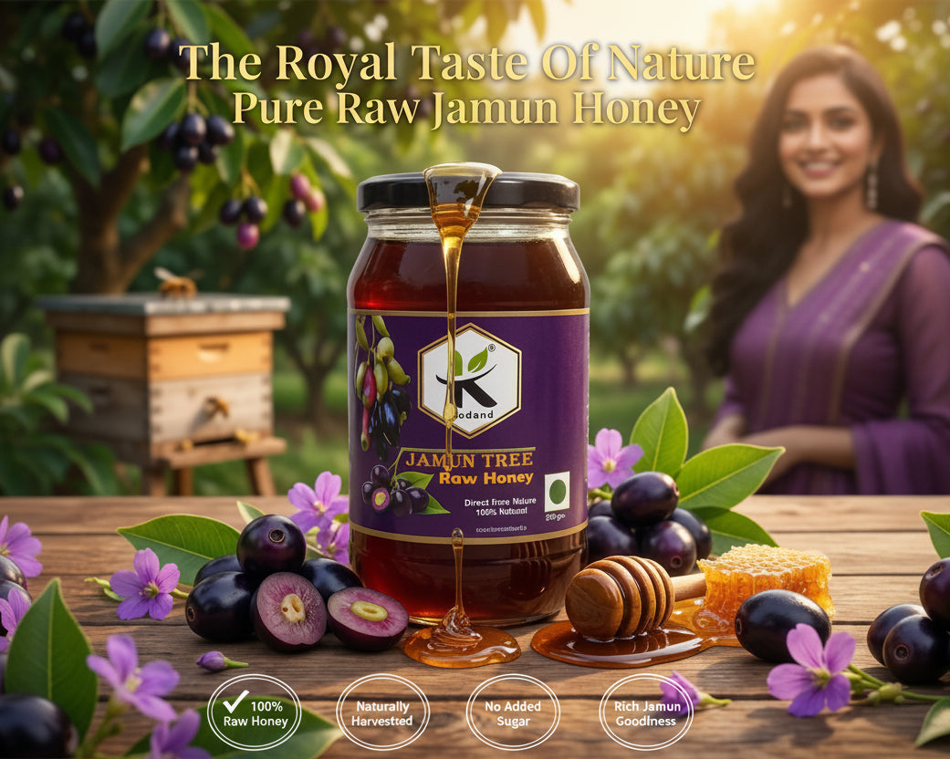 Organic Jamun Honey Bottle