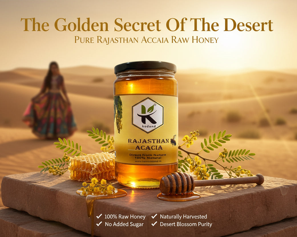 Organic Rajasthan Acacia Honey Jar