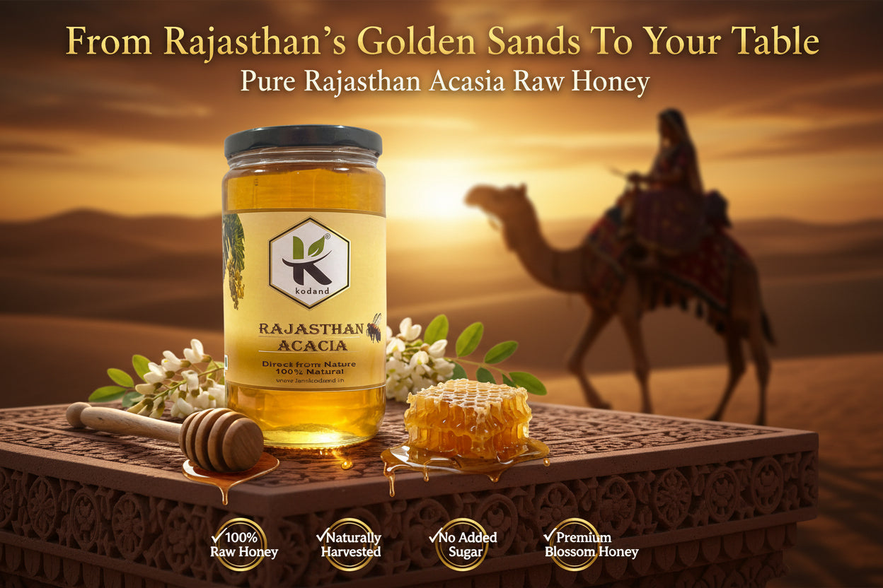 Original Rajasthan Acacia Honey Bottle