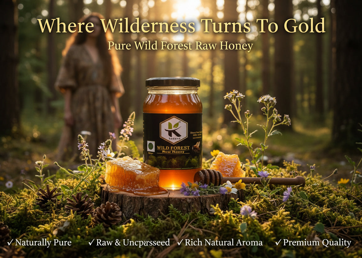 Pure Forest Honey Glass Jar