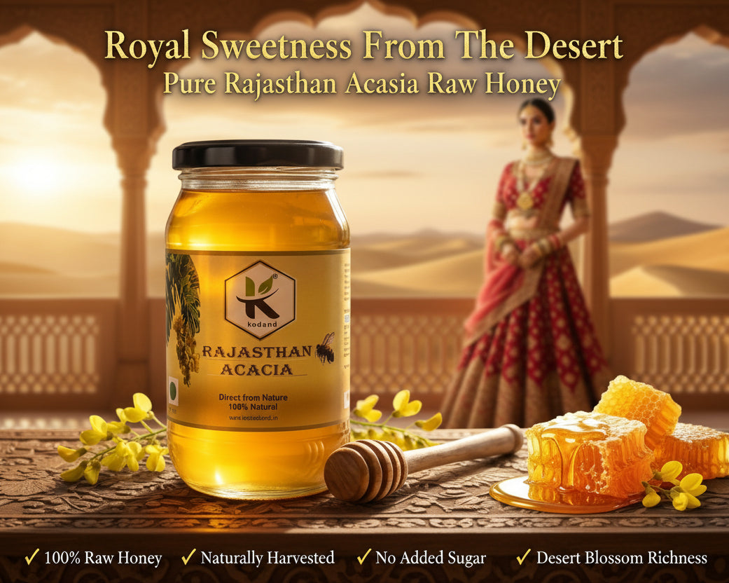 Pure Rajasthan Acacia Honey Jar