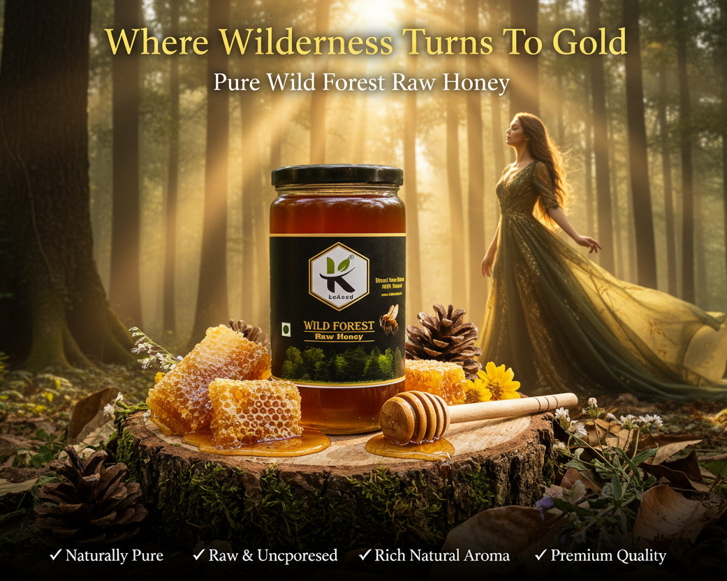 Raw Wild Forest Honey Bottle