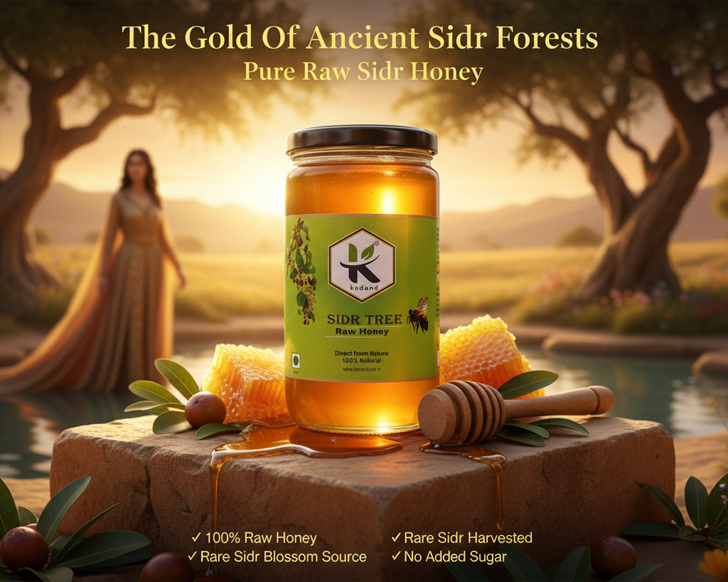 Sidr Honey 1kg | Premium Raw Honey for Immunity & Strength | Kodand