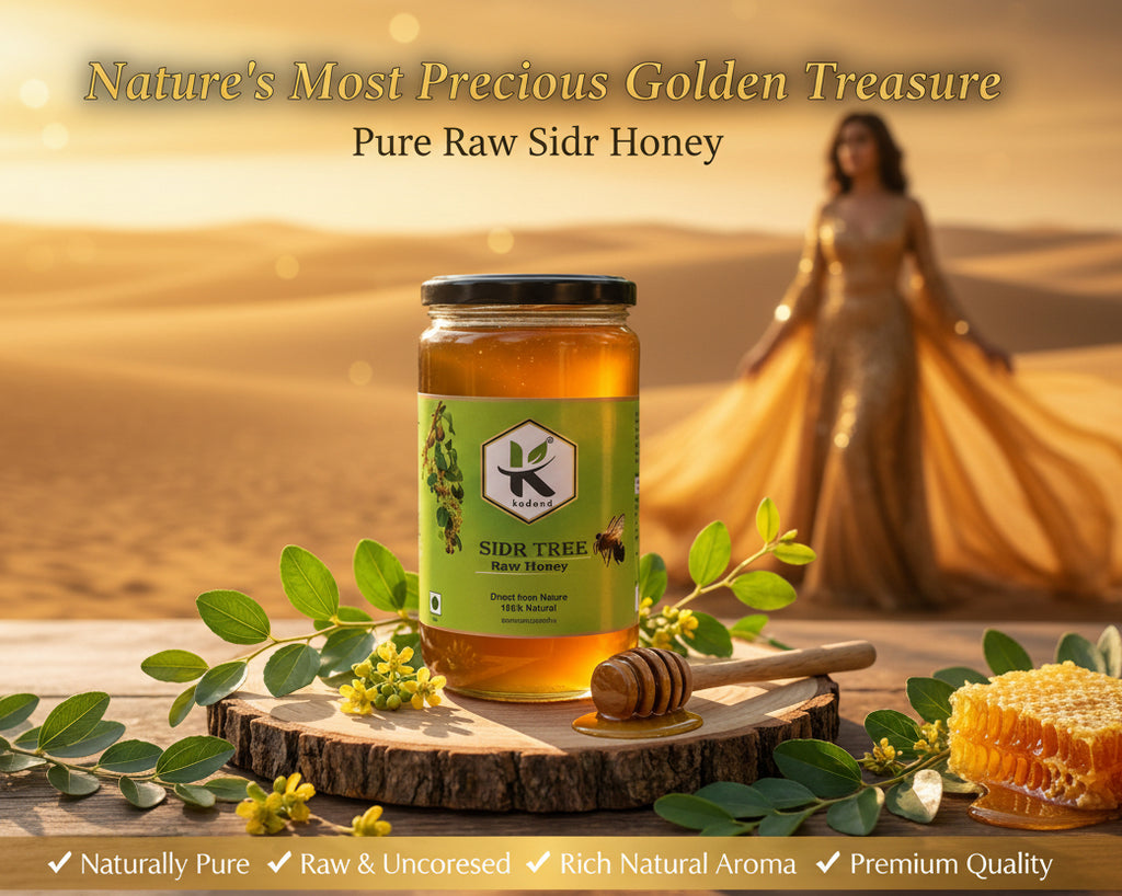 Sidr Honey 1kg | Premium Raw Honey for Immunity & Strength | Kodand