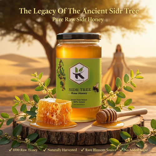 Pure & Premium Raw Sidr Honey 1 kg | Elevate Health & Flavor Naturally - KODAND® | Pure. Natural. Ethical. All Rights Reserved.