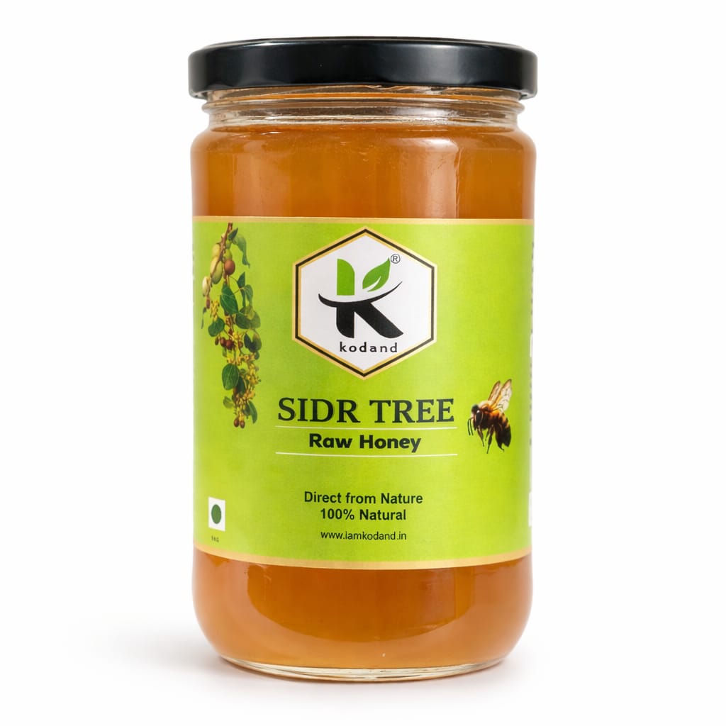 Sidr Honey 1kg | Premium Raw Honey for Immunity & Strength | Kodand