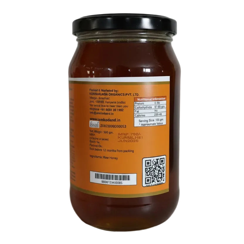 Multiflora Honey 500g | Raw Honey for Energy & Immunity | Kodand