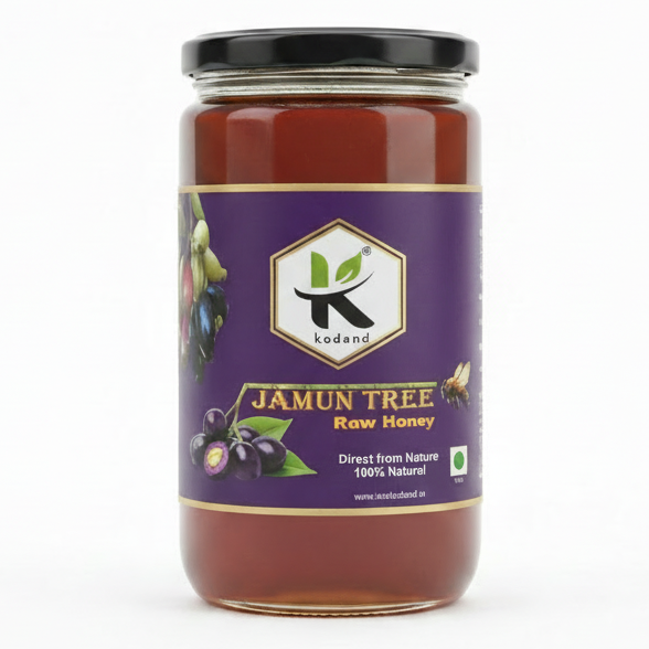 Jamun Honey 1 kg | Pure Raw Indian Blackberry Honey - KODAND® | Pure. Natural. Ethical. All Rights Reserved.