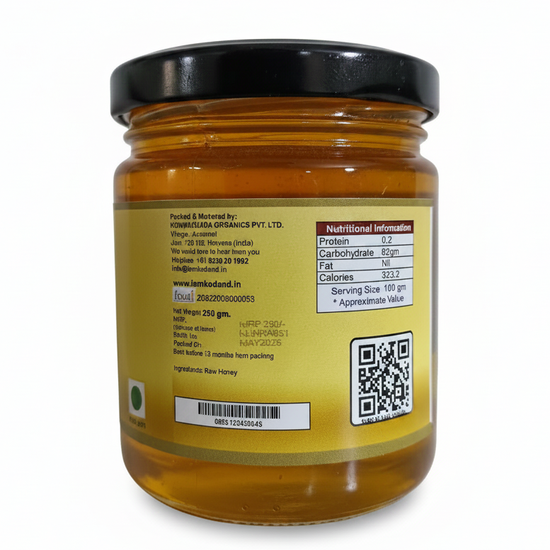Rajasthan Acacia Honey 250g | Light Natural Honey for Daily Use | Kodand