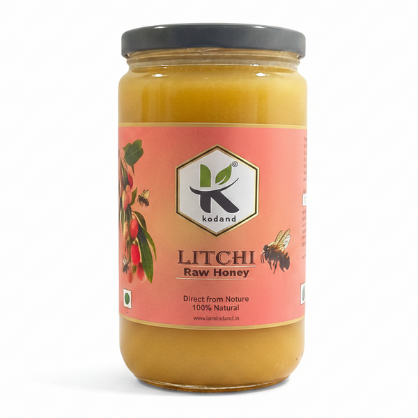 Deliciously Sweet Pure Raw Litchi Honey 1 kg – Nature's Nectar - KODAND® | Pure. Natural. Ethical. All Rights Reserved.