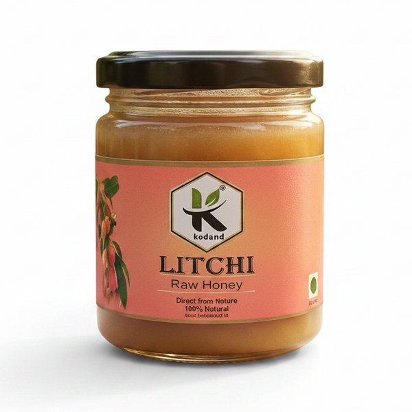 Litchi Honey 250g | Pure Raw Honey - KODAND® | Pure. Natural. Ethical. All Rights Reserved.
