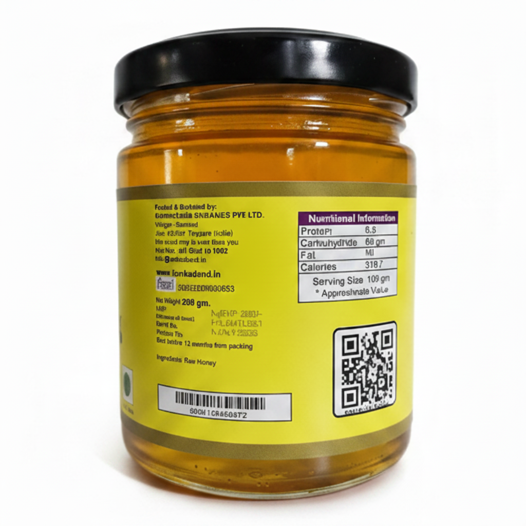 Tulsi Honey 250g | Pure Raw Holy Basil Honey | KODAND
