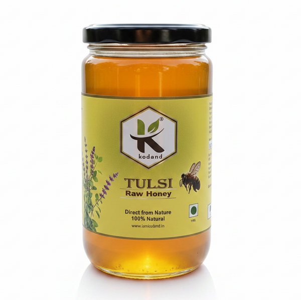 Pure Raw Tulsi Honey 1 kg - Elevate Your Wellness Naturally