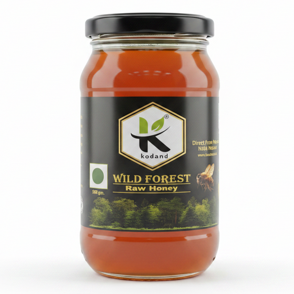 Wild Forest Honey 500g | Raw Multifloral Forest Honey - KODAND® | Pure. Natural. Ethical. All Rights Reserved.